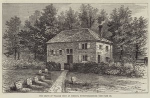 La tomba di William Penn a Jordans, Buckinghamshire da John Gilbert